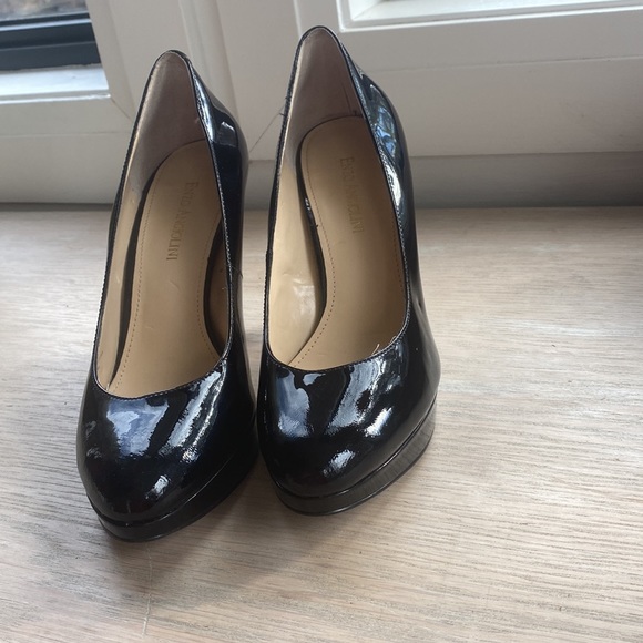 Enzo angiolini platform black patent leather pump - Picture 6 of 6